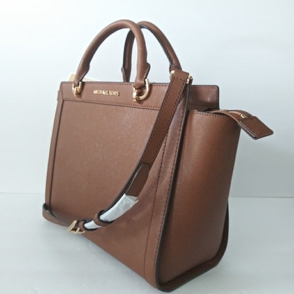 NWT MICHAEL KORS BRANDI LARGE SATCHEL BAG PURSE - Picture 2 of 8